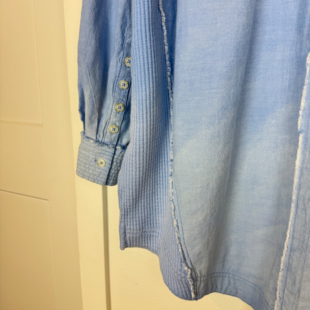 We the Free Cool N Clean Shirt Oversized Shirt Garment Dyed Size‎ Medium - Picture 13 of 16